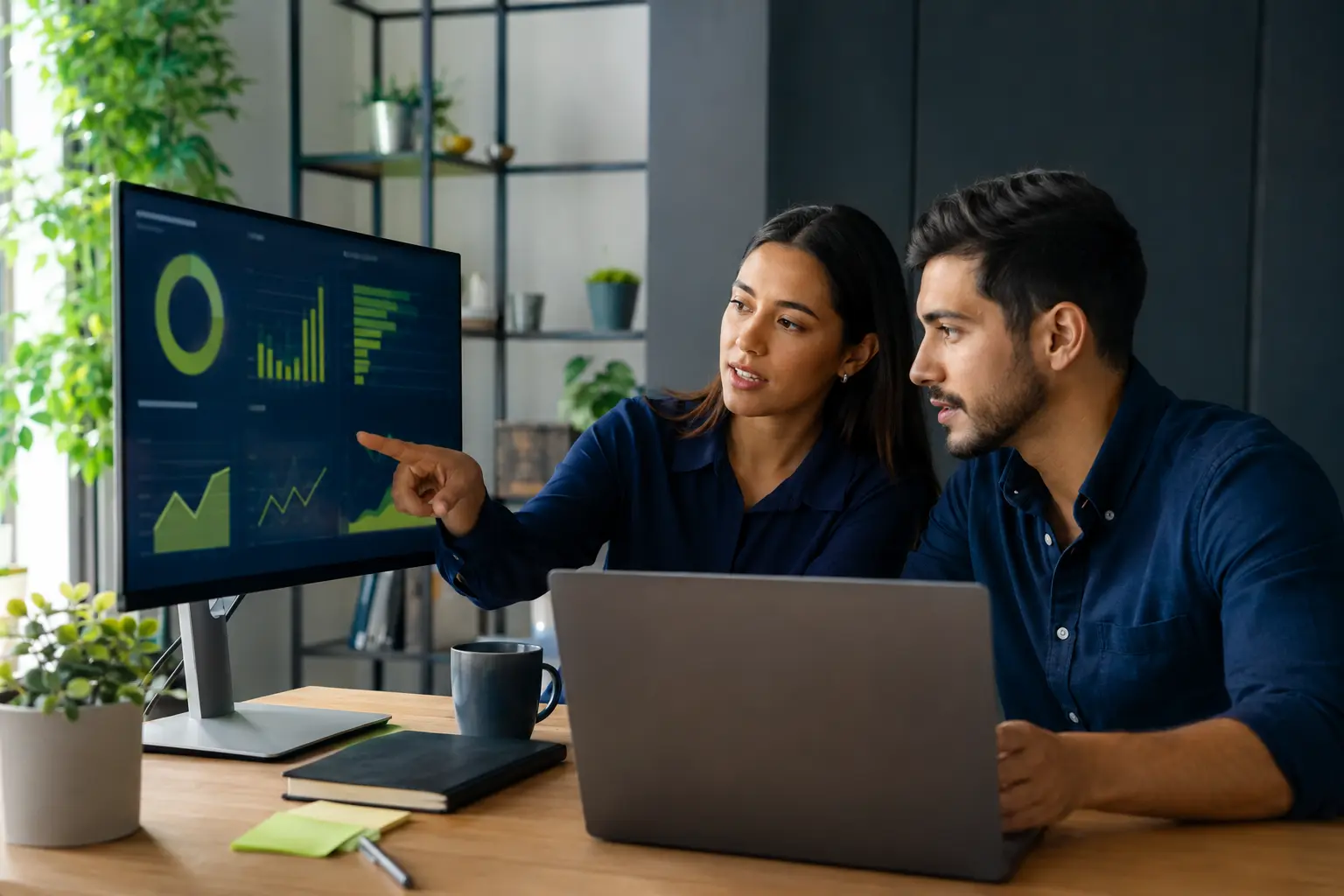 Equipo analizando resultados y costos de pagos digitales